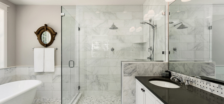 bathroom shower door installation in Scotts Valley