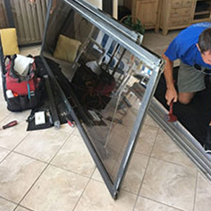 sliding glass door frame repair Scotts Valley